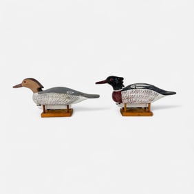 Two Charles Fish Duck Decoys