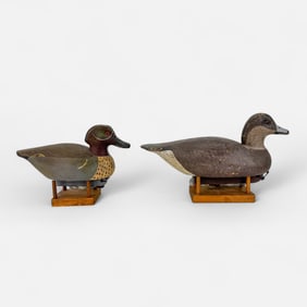 Two Charles Fish Duck Decoys