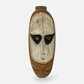Tribal Papua New Guinea Sepik, Yuat River Carved and Painted Wood Sculpture