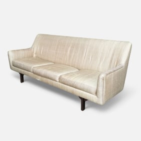 Thorald Madsen Three-Seat 1950s Danish Modern MCM Rosewood Sofa