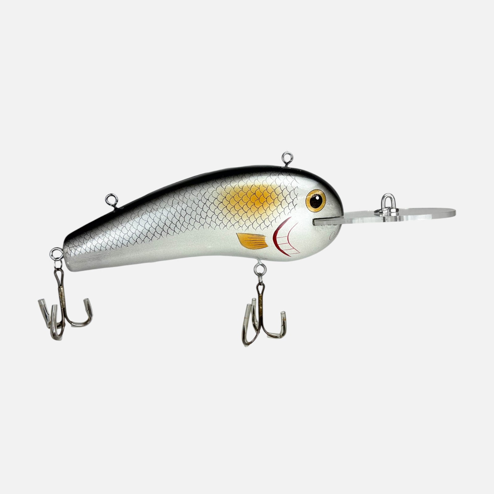 Oversized Store Display Crankbait Fishing Lure: Very good as shown with minor surface dings/loss.