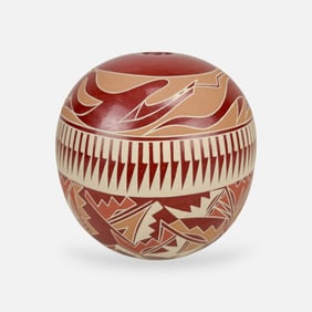 Earlene Youngbird-Tafoya Native American Pueblo Pottery Vessel Vase Seed Pot