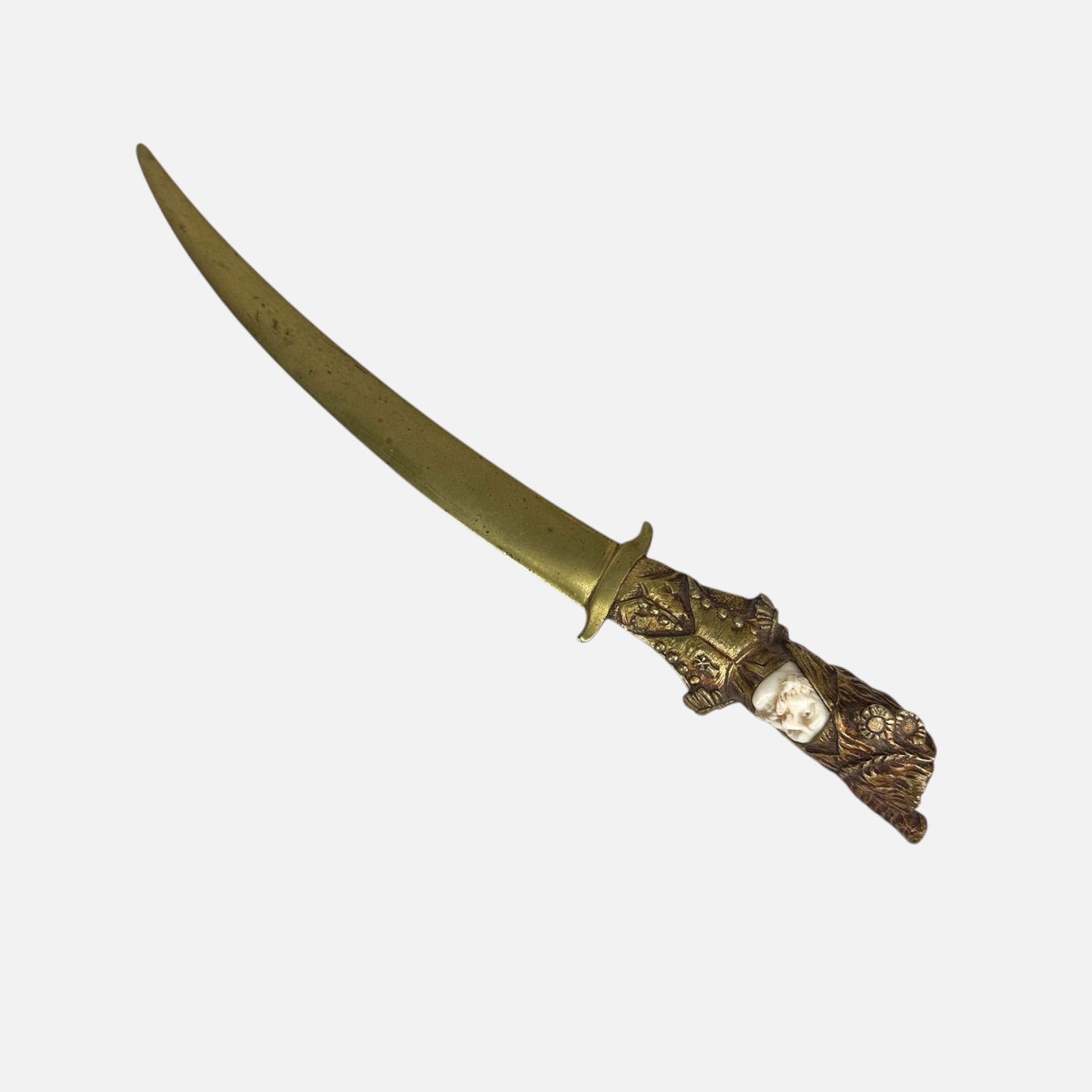 Albert Schrodel Gilt Bronze Figural Letter Opener Napoleonic Soldier: Ca. late 19th to early 20thC. Very good with no breaks or repairs. Signed "Schrodel" as shown. Shows age-appropriate minor surface wear.