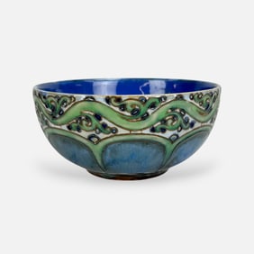Antique Royal Doulton Art Nouveau Stoneware Bowl