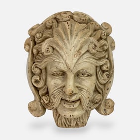 Terra Cotta Garden Plaque Wall Hanging Sculpture