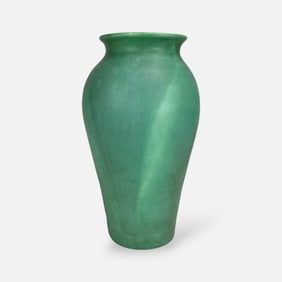 Peters and Reed Arts and Crafts Matte Green Art Pottery Mission Vase