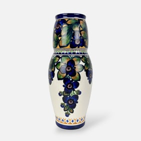 Antique Royal Copenhagen Aluminia Faience Art Pottery Danish Vase