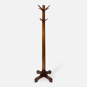 Arts & Crafts Mission Oak Coat Stand