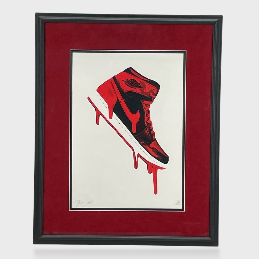2015 Death & Co Nike Air Jordan Pop Art Pencil Signed & Numbered  Limited Edition Lithograph  Nike (1 of 7)