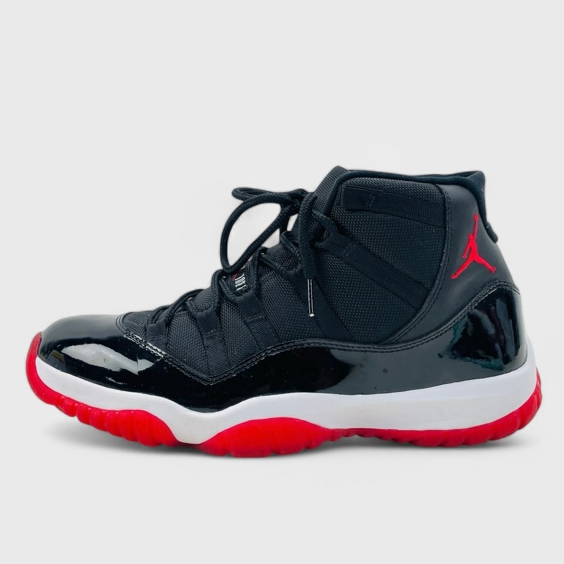 Nike Air Jordan 11 Retro CDP Bred Size 11 w/ Black, Red, And White Patent Leather w/ Original Box (1 of 8)
