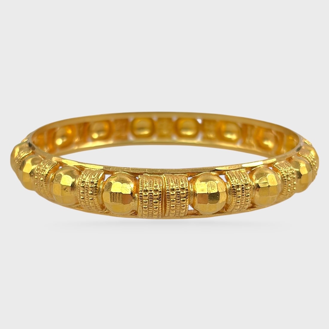 Fine 22K Yellow Gold Bangle Bracelet (1 of 3)