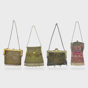 Collection Four Art Deco Handbags
