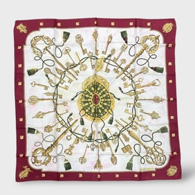 Hermes Les Cles Silk Scarf Includes Box