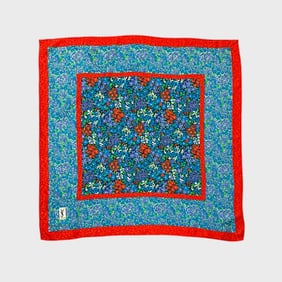 Vintage Yves Saint Laurent YSL Silk Scarf
