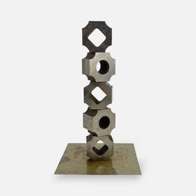 Alice Hutchins Steel Puzzle Six-Piece Magnetic Sculpture