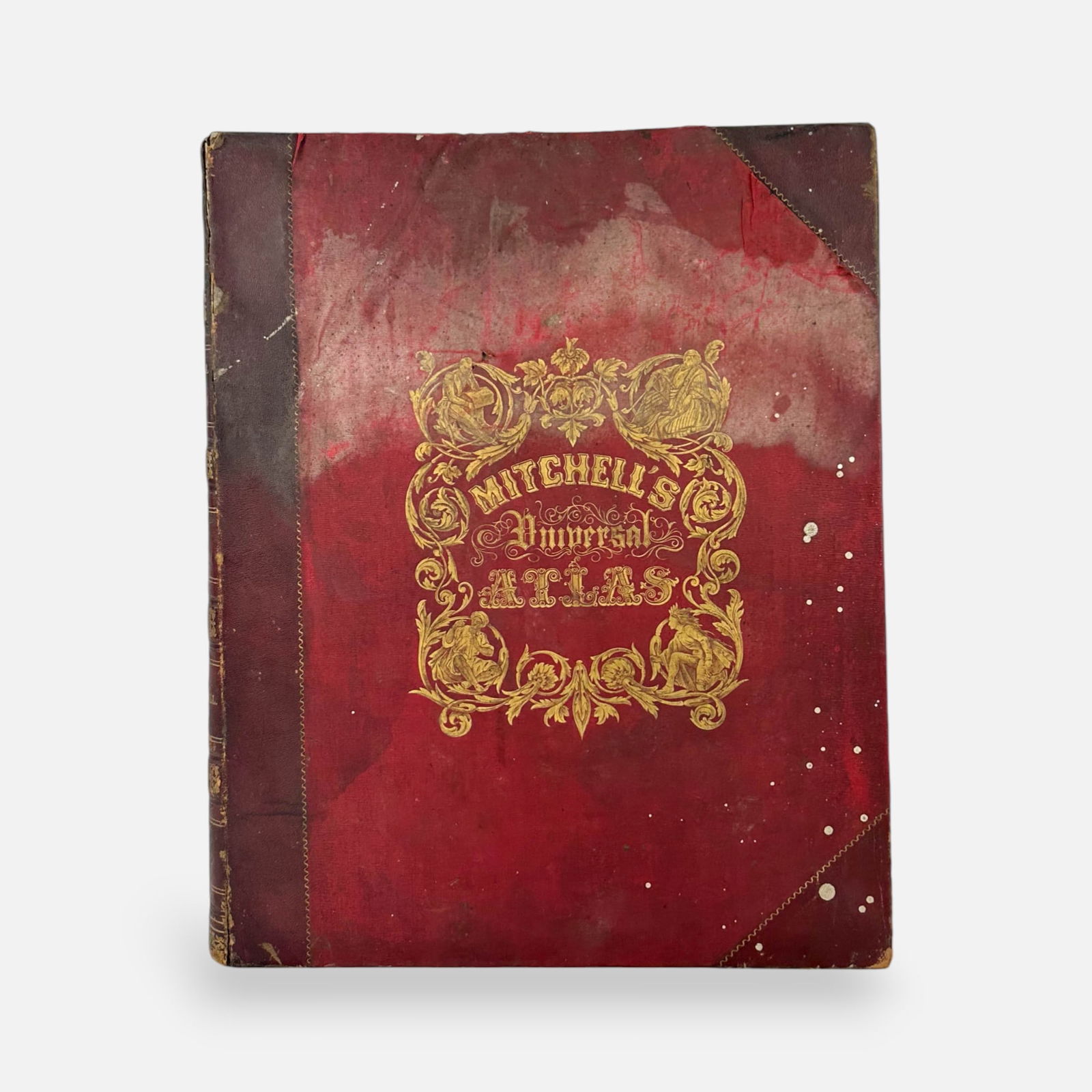 Samuel August Michell - A New Universal Atlas - Antique 1858 American Hard Cover Atlas Book (1 of 15)