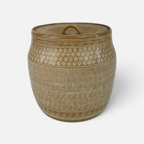 Japanese Karatsu Ware Studio Pottery "Mizusashi" Water Jug