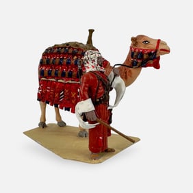Diecast Metal Jordanian Soldier and Camel Alymer Figurine