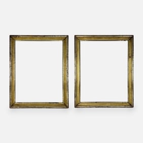 Pair Antique Gilt Wood Picture Frames