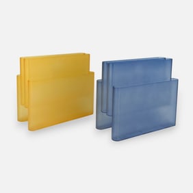Two Giotto Stoppino for Kartell Modernist Magazine Racks