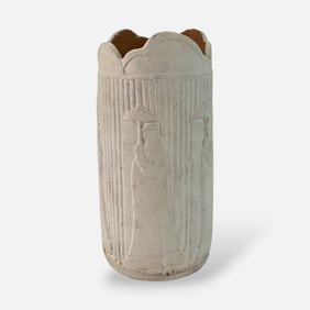 Signed Rainy Day Modernist Studio Art Pottery Vase