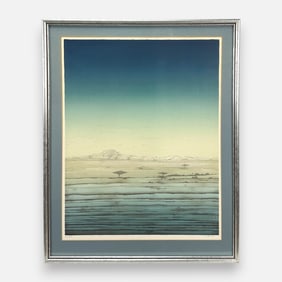 Alain Le Foll "African Rift Valley" Lithograph Framed Print