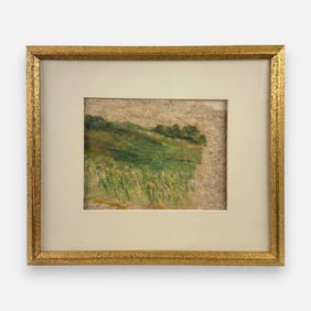 G. Fitzpatrick "Parsons Marsh" Original Oil Pastel on Handmade Paper