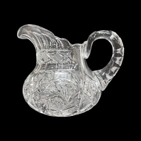 American Brilliant Cut Glass Pitcher