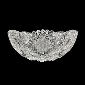 American Brilliant Cut Glass Bowl