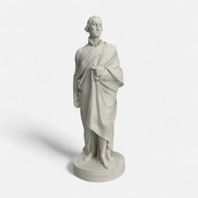 Antique 19thC Parian Figure of George Washington