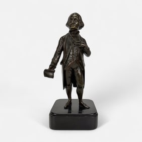 Antique 19thC Bronze Figure of George Washington