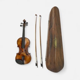 Exceptional Antique 19thC 4/4 Violin with a fine Morizot and Jean-Jacques Millant Bow