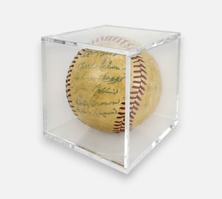 New York Yankees 1952 World Series Team Signed/Stamped Autographed Baseball