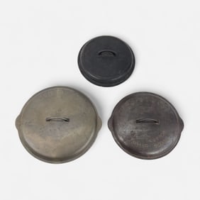 Griswold Large Logo Cast Iron Skillet Covers #8, #10, #12