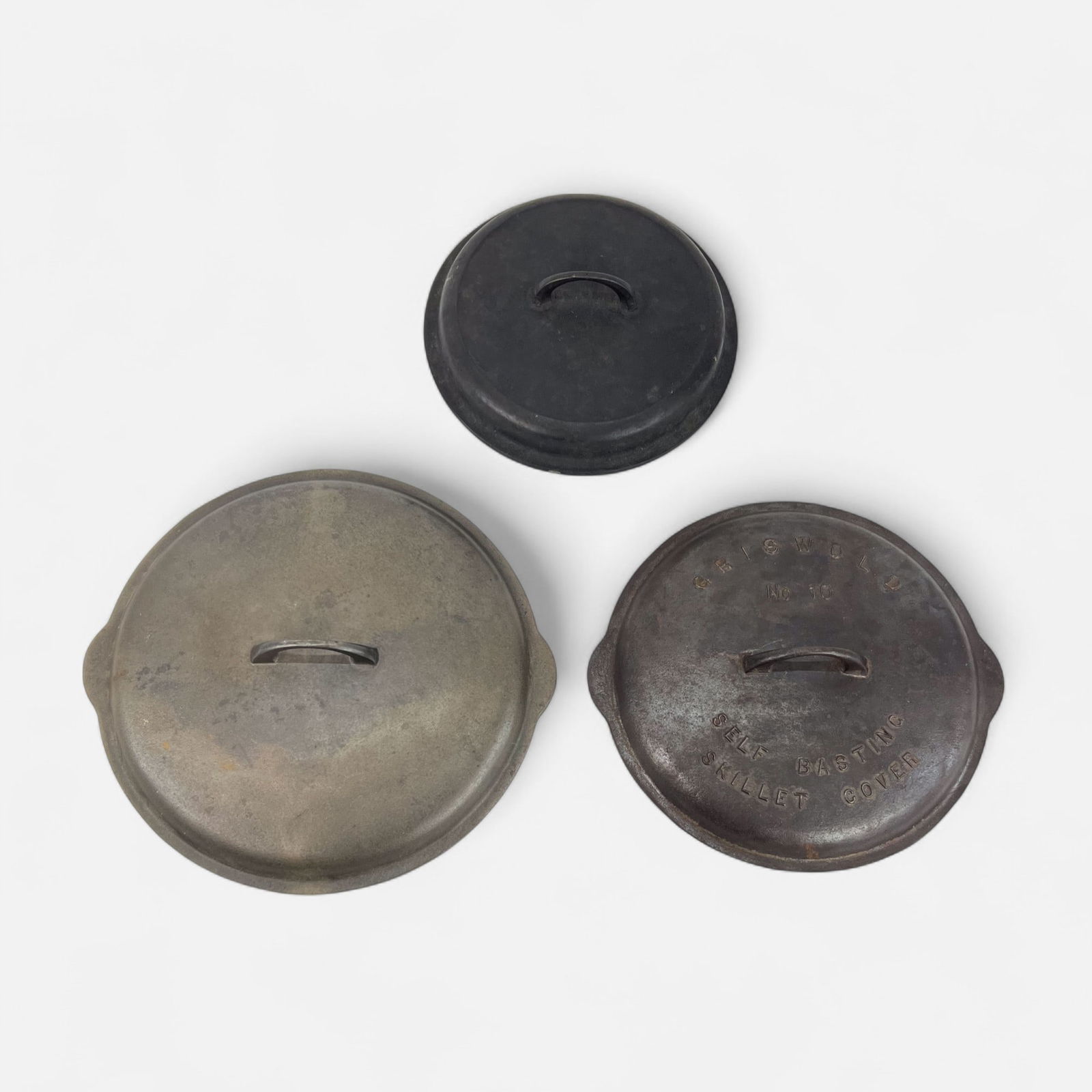Griswold Large Logo Cast Iron Skillet Covers #8, #10, #12 (1 of 8)