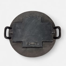 Antique Alfred Andresen Cast Iron Cross-Shaped Wafer Maker