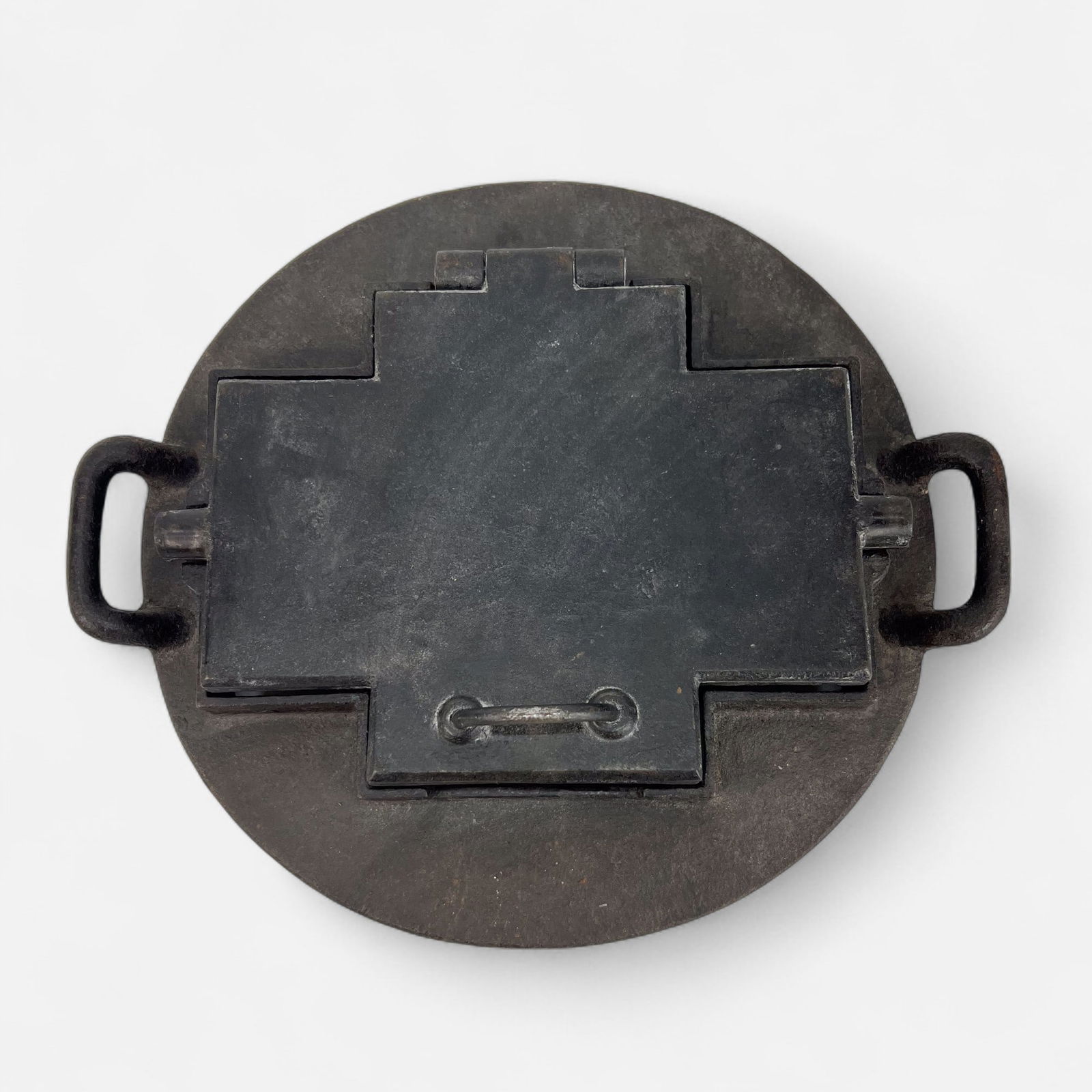 Antique Alfred Andresen Cast Iron Cross-Shaped Wafer Maker (1 of 5)