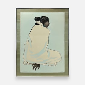 R.C. Gorman "Zonnie" 1974 Limited Edition #34/70 Lithograph Framed Print