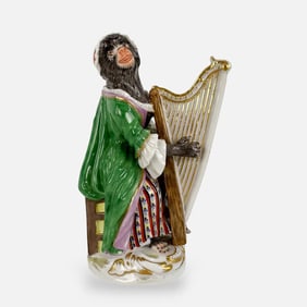 Johann Kandler Meissen Monkey Harpist