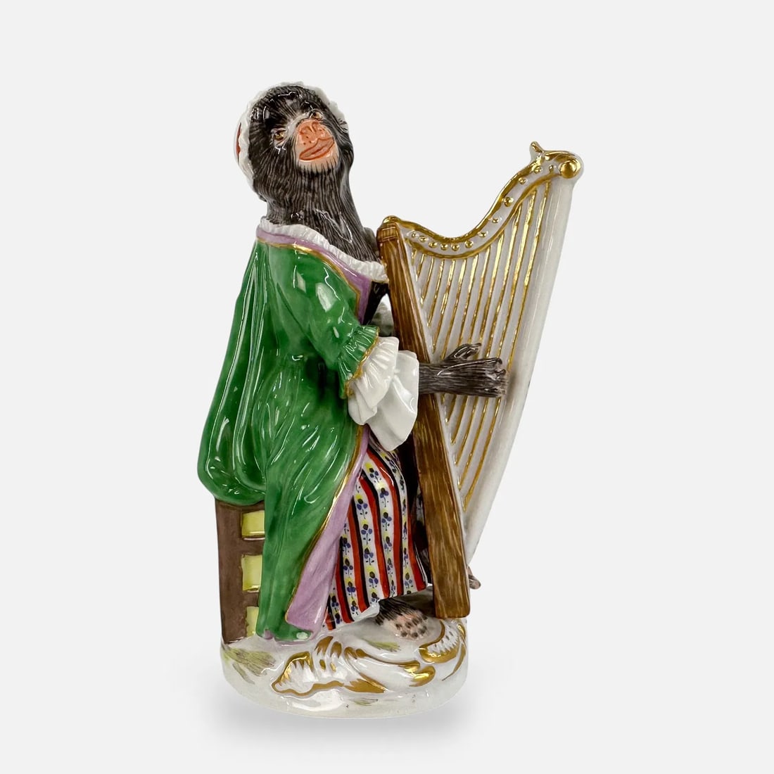 Johann Kandler Meissen Monkey Harpist (1 of 7)