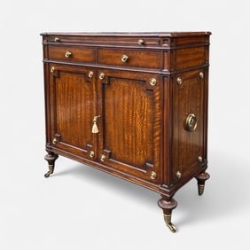 Theodore Alexander "Shakespeare Cabinet" Walnut Cabinet from Althorp Collection