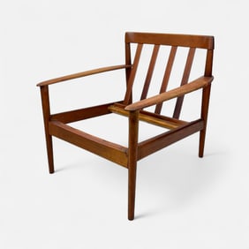 Grete Jalk for Poul Jeppesen Danish Modern MCM Teak Lounge Chair