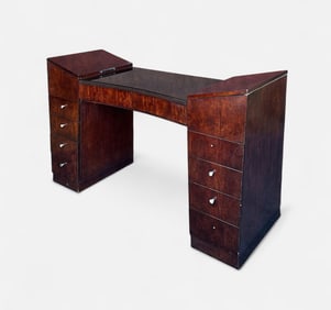 Hickory White "Gramercy" Art Deco Style Vanity Desk