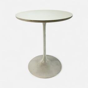 Eero Saarinen Style MCM Round Tulip Side Table