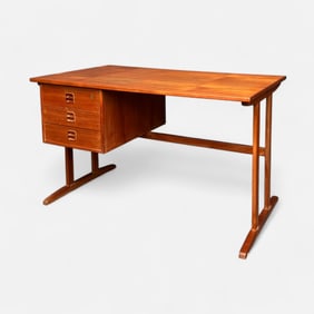 Borge Mogensen for FDB Danish Modern MCM Teak Freestanding Desk