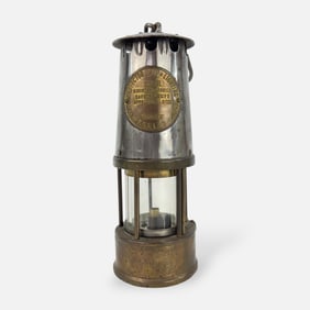 Antique Ministry of Power Eccles Protector Miner's Safety Lamp