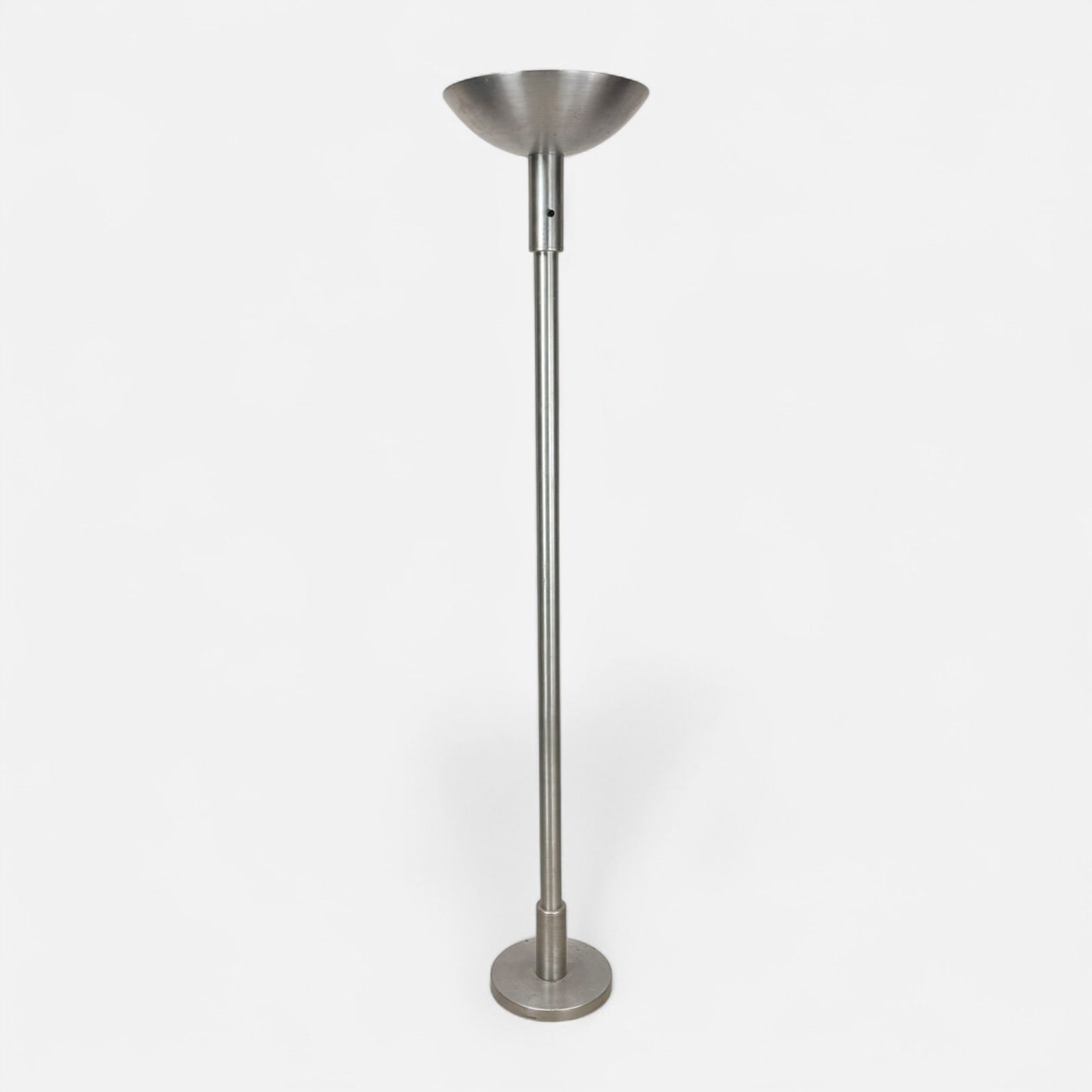 Russel Wright Spun Alumininum Modernist Torchiere Machine Age Floor Lamp (1 of 5)
