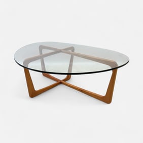 Room and Board "Dunn" MCM Ribbon Coffee Table