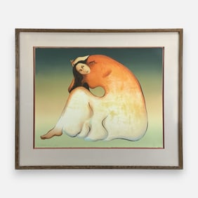 R.C. Gorman "Chama" 1982 Lithograph Framed Print