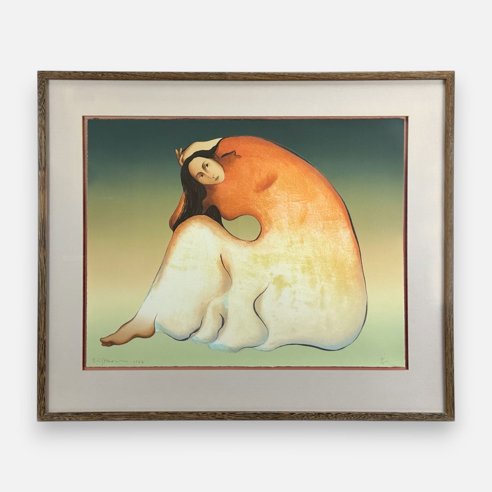 R.C. Gorman "Chama" 1982 Lithograph Framed Print (1 of 6)